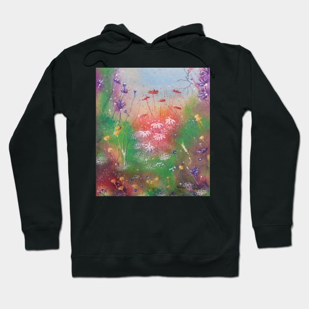 Summer Flowers Hoodie by FrancesArt